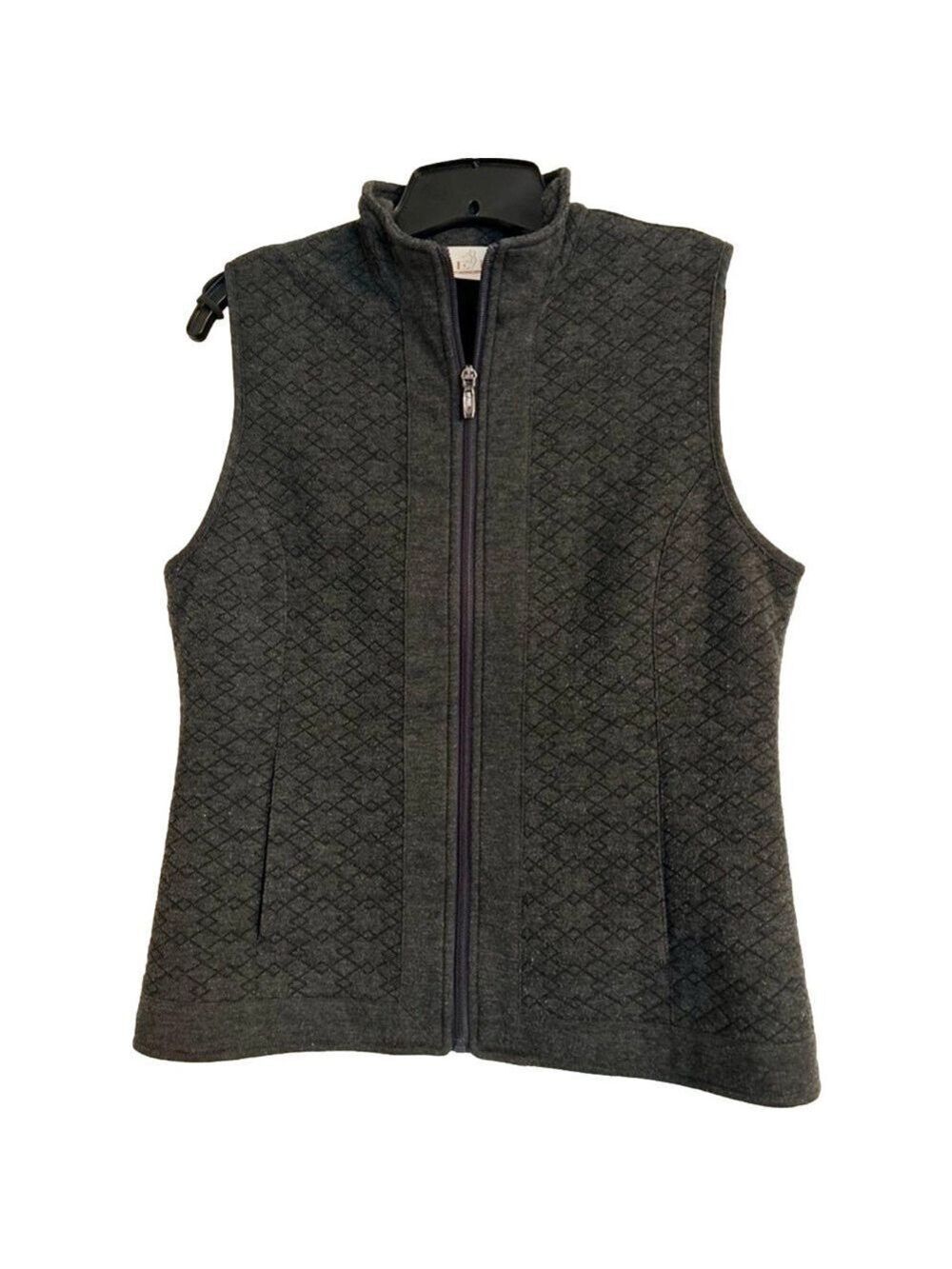 EP Pro Ladies Front Zip Quilted Pattern Vest M